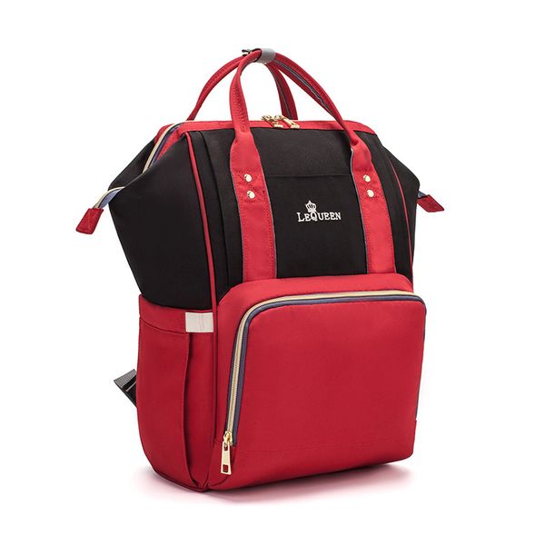 

lequeen diaper bag fashion multi-function large capacity mommy mother bags travel stroller baby organizer backpack wet nappy bag