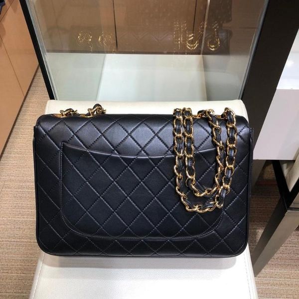 

classic luxury designer import genuine leather women vintage king size chain lady shoulder bag handbag europe high quality