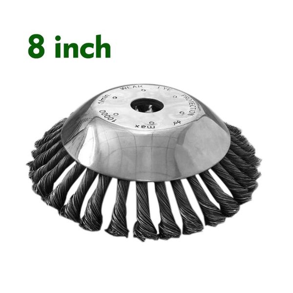 

6 inch 8inch grass trimmer head steel wire trimming head rusting brush cutter mower wire we-eding for lawn mower