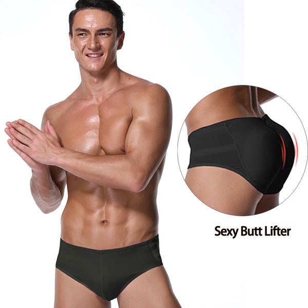 

men boxer briefs plus size underwear high elastic underwear butt lifter men shorts panties boxer a134