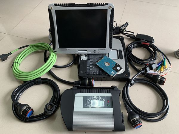 

mb star c4 interface with sd connect star diagnosis d/as system compact 4 hdd 2020.03 in cf-19 lap4g used for bens diagnose