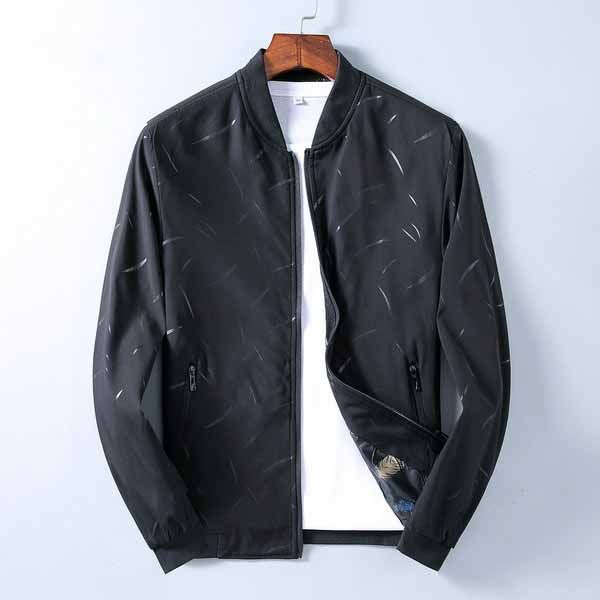 

mens designer jackets autumn winter fashion men brand casual zipper stand collar jacket men clothing size m-3xl wholesale, Black;brown