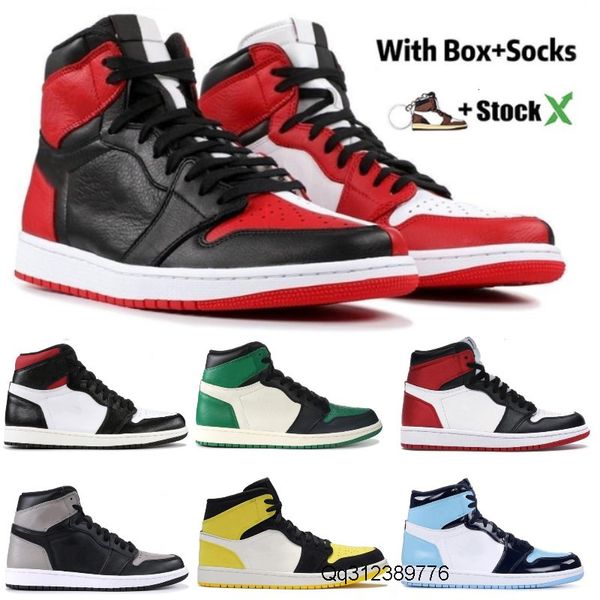 

stock x 1s men basketball shoes gold black toe 3 mid bred multi color designer shoes 1 psg banned pine green designer sport sneakers