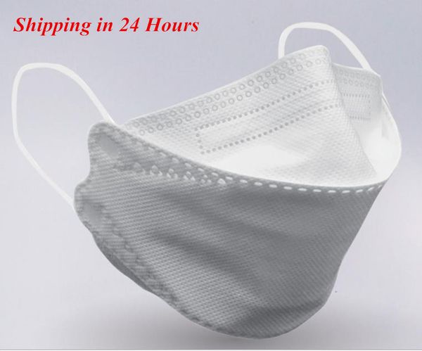 

20pcs kf94 masks 94% filtration 3-layer protective mouth face mask protection droplet dust cotton