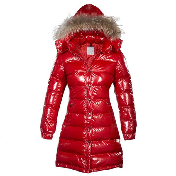 

dhl classic france brand women winter anorak long down jacket womens warm down long coats thickening female clothes parkas, Black