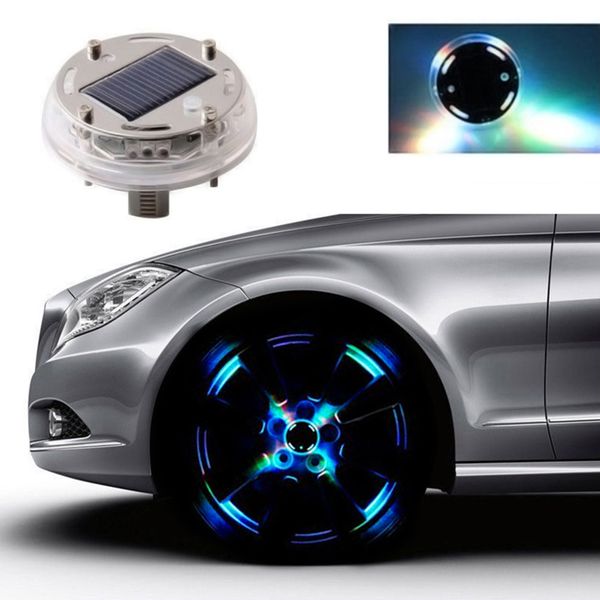 

cool 4 mode solar energy led car auto flash wheel tire light lamp 12 led hot