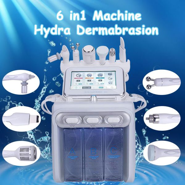 

6 in 1 hydrafacial microdermabrasion rf bio-lifting spa facial machine aqua facial cleaning hydro peel machine water peeling dermabrasion