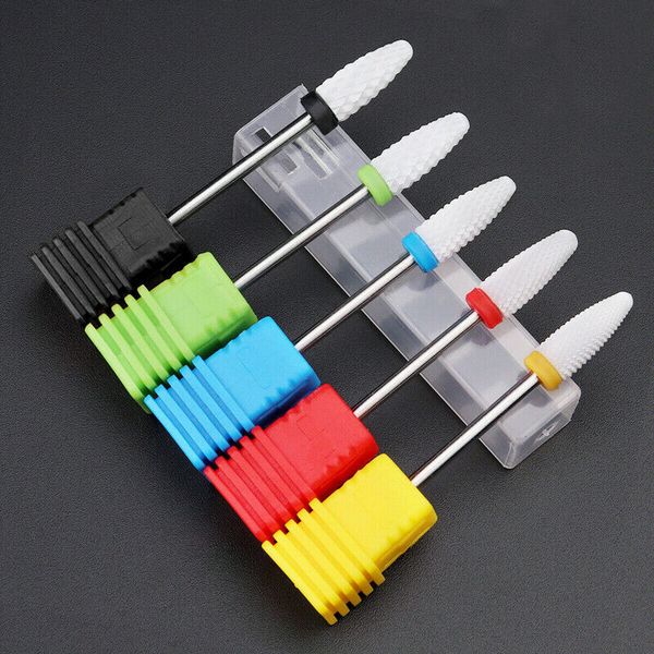 

2019 nail drill bits ceramic tungsten carbide diamond head electric manicure tools milling cutter for manicure ceramic