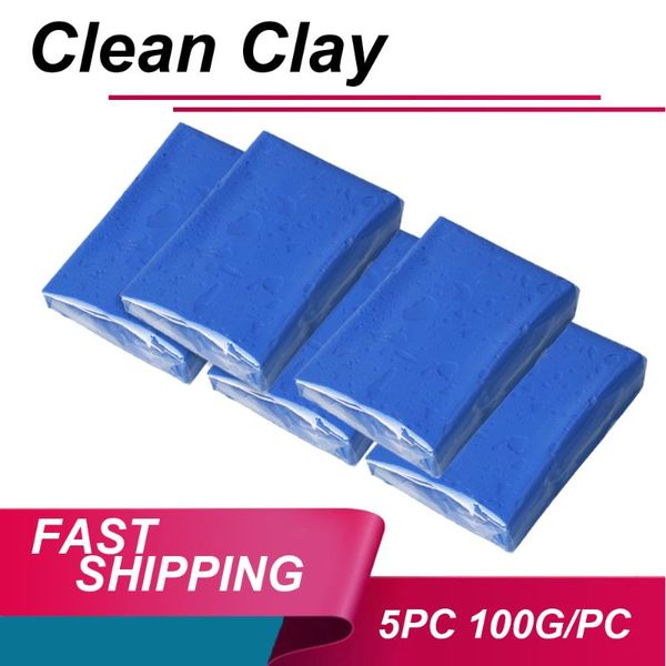 

5pcs 100g magic car truck clean clay bar auto detailing cleaner car washer blue