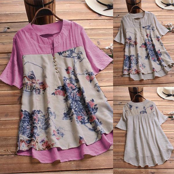 

beach dress plus size swimwear swim wear cape on swimsuit women' summer tunic women new blockbuster splice printed short long, Blue;gray