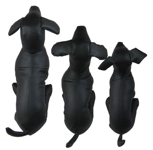 

pvc leather dog models pet dog mannequins pet clothing stand display supplies s m l