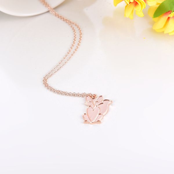 

fashion jewelry gold/silver and rose gold the pendant cute lovely outdoor necklace for women party gift for friends