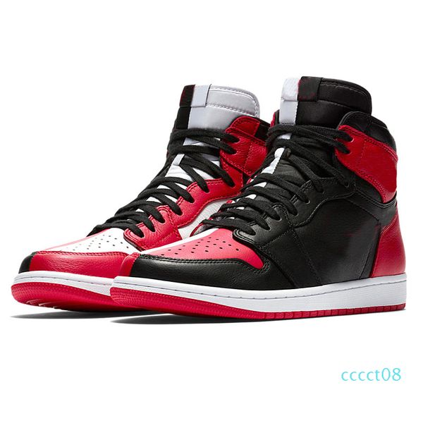 

with box new 1 high og bred toe chicago banned game royal basketball shoes men 1s 3 shattered backboard shadow multicolor sneakers ct08