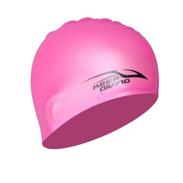

100% silicone swimming cap for men women children kids long hair hood ultrathin hat protect ears waterproof new arrival