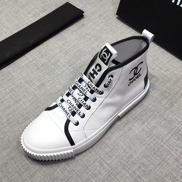 

new style high-end luxury men's sports casual shoes triple fashion men's brand platform high-men's shoes wild style nehd, Black
