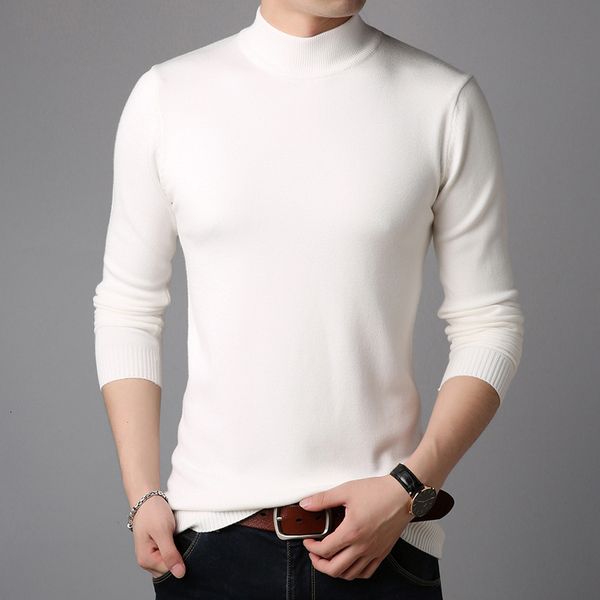 

men kashmir trunks full mouw pull color trui trui men men's sweater men's o-neck solid color casual sweater slim, White;black