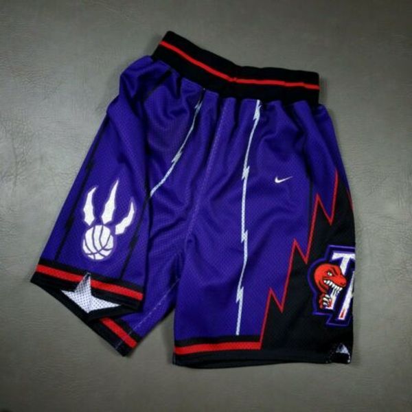 

100% stitched tor vintage shorts size xs-5xl 32  mens throwbacks vince carter basketball jerseys, Gray