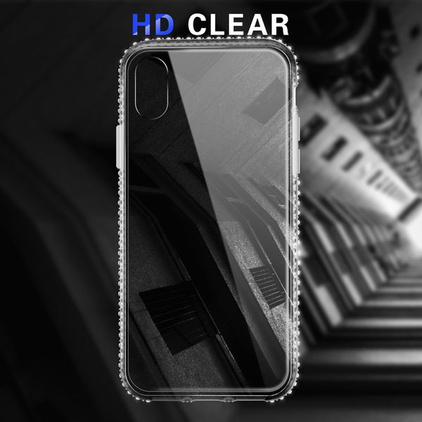 

goophoneÂ 11Â proÂ max diamond bling transparent phone case cover for iphone 11 pro max 6 8 7 plus soft tpu clear case for iphone x xr xs max