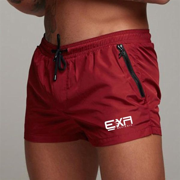 

2020 new swim trunks men gyms fitness shorts loose joggers summer quick dry cool short male casual beach brand sweat, Black;blue