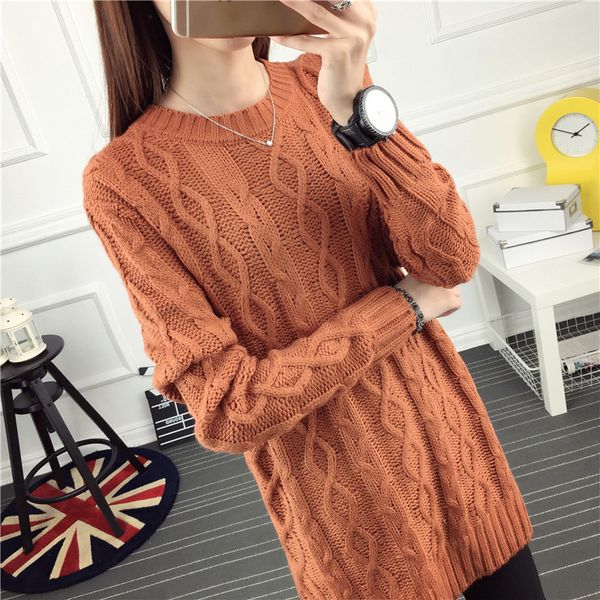 

ohclothing 6602 real ladies tee twist a long paragraph sweater dress 35, Black;white