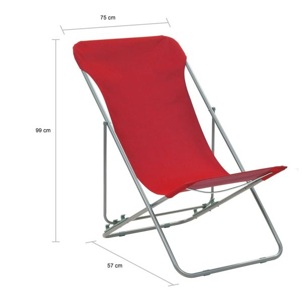 

folding beach chair 2 pcs steel red oxford fabric garden sets