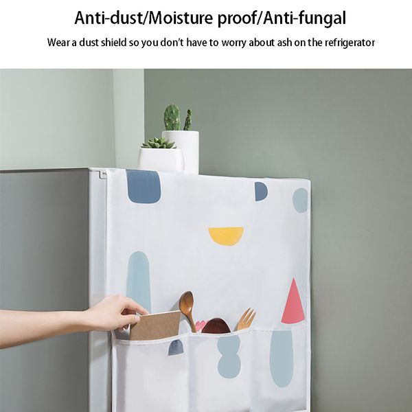 

waterproof cooler cover dustproof refrigerator cover storage bag kitchen supplies