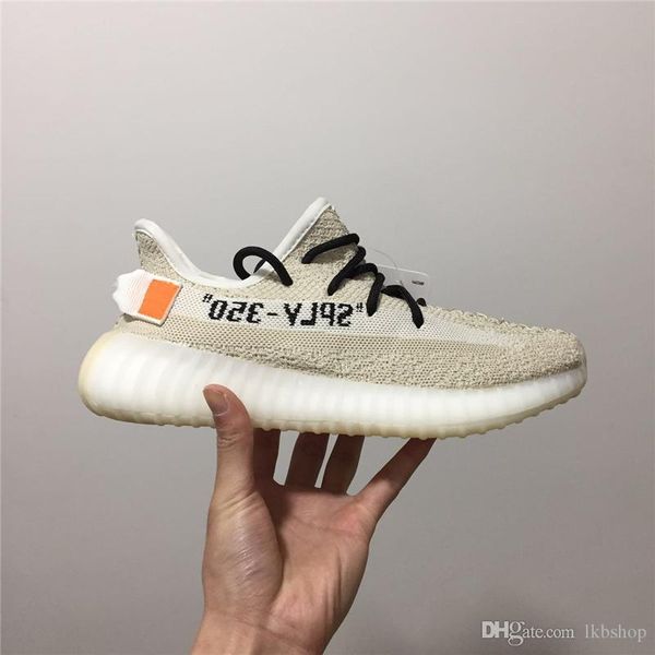 

2019 Sesame350 Mens Shoes Blue Tint Sneakers Moonrock Black Womens Sport Casual Running Shoes for Men36-46