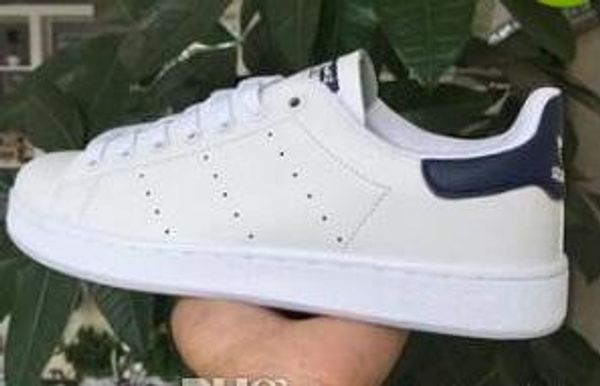 

мужчины женщины оригинальный смит повседневная обувь горячая распродажа тройной черный белый синий красный розовый зеленый мужские стэн мода, Black