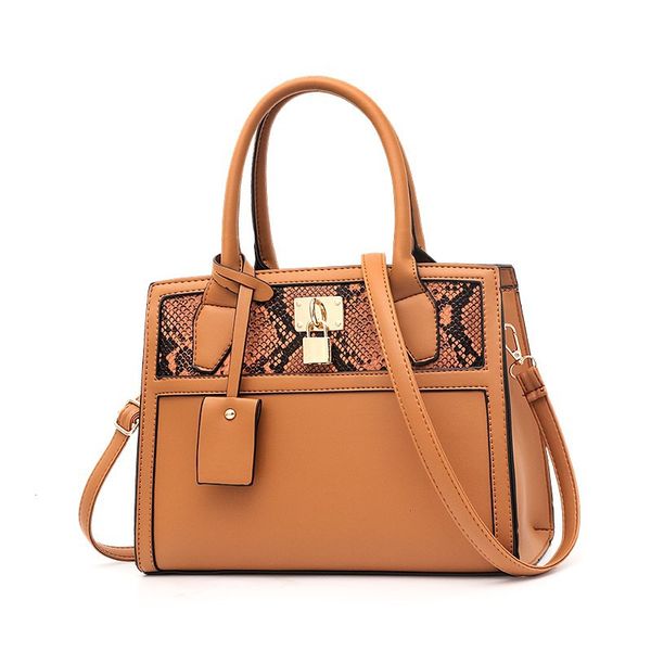

2020 snake pattern pu leather tote bags bolso mujer crossbody bag for women handbag women messenger shouler bag