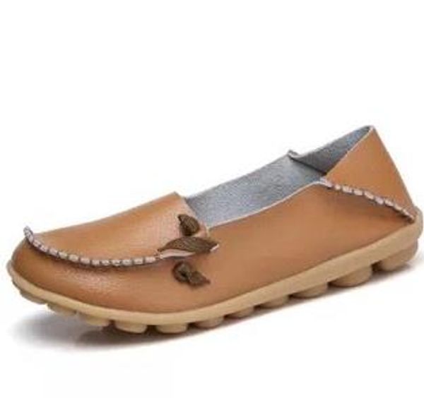 

women shoes leather fashion comfortable breathable flats women's casual shoes 1391, Black