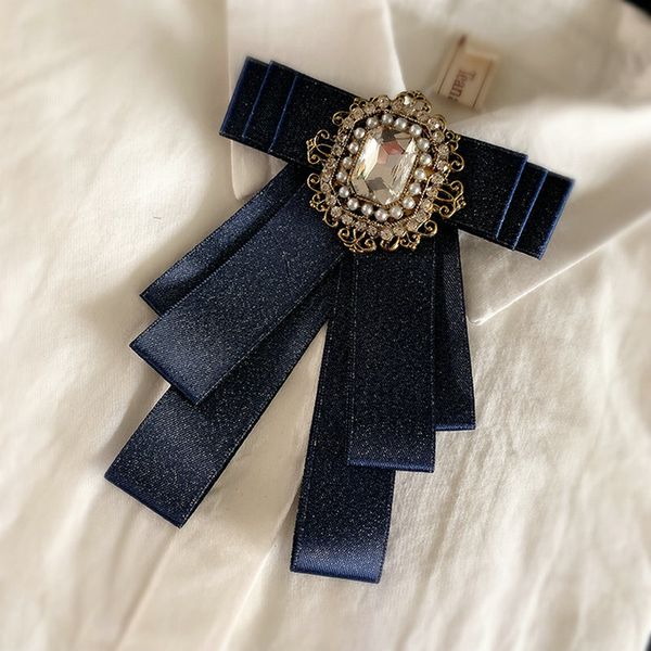 

2020 men women neck collar shirt bow tie rhinestone crystal business banquet wedding suit necktie cravat christmas ribbon bowtie, Black;gray