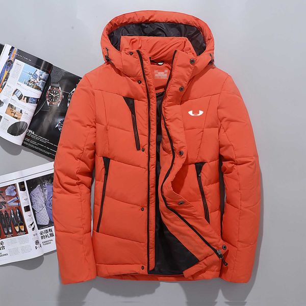 

under mens armour trend designer down jacket luxury private custom hooded jacket classic casual outdoor sports thicken fashion jacket, Black