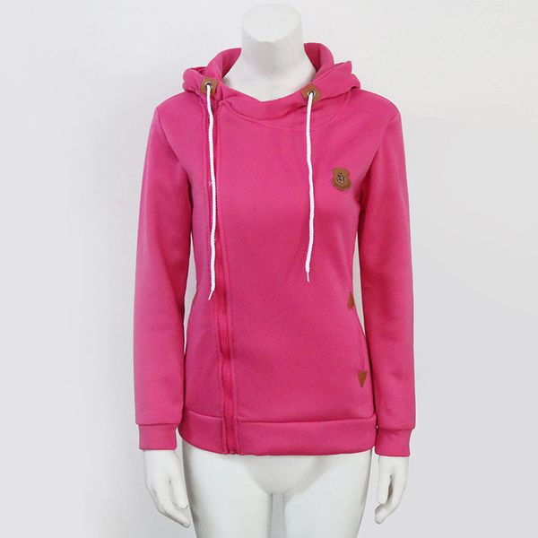 

selling 2020 spring new style hoodie women's dress zipper long-sleeved upper garment women's students tide, Black
