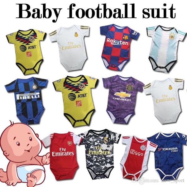

2019 2020 new baby jersey america for bb 6-18 month ajax james icardi coutinho isco soccer jerseys pogba child football shirts, Black;yellow