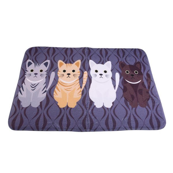 

new creative kawaii welcome floor mats animal cat print bathroom kitchen carpets house doormats for living room anti slip