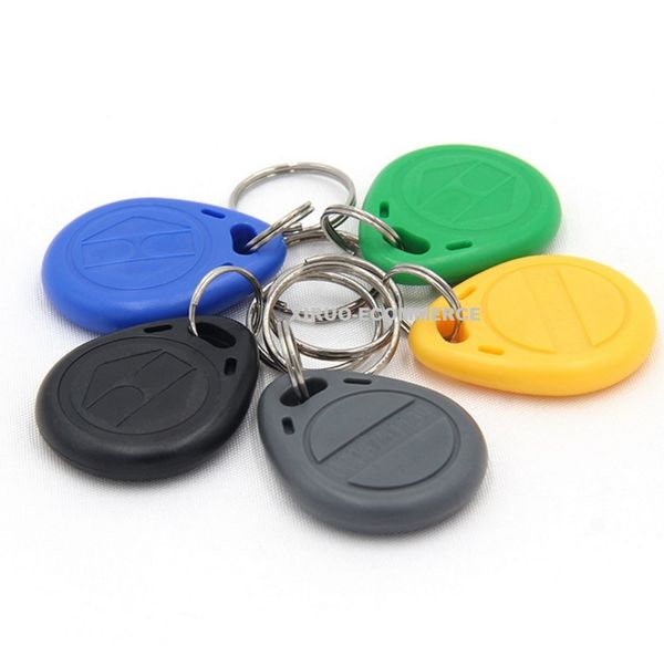 2000 pcs DHL / FedEx Proximity ID Token Tag KeyFob 125khz RFID Água plástica resistir Novo frete grátis Barato ID Keyfob para bloqueio de porta