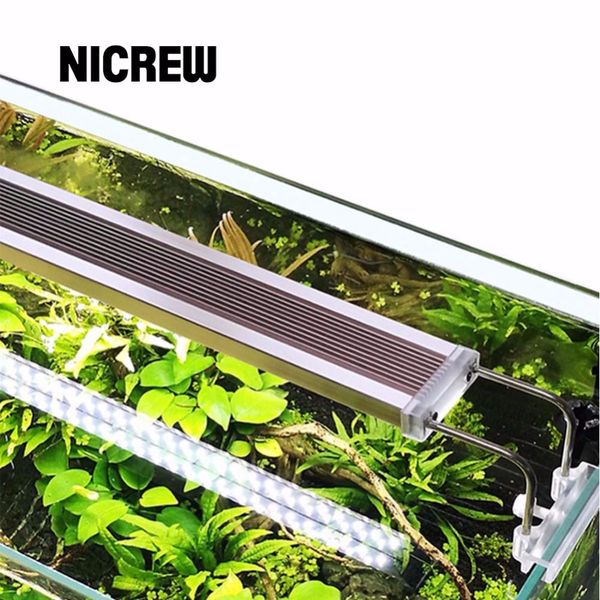 

nicrew 220v 12w 14w 18w 24w sunsun ade aquarium plant smd led lighting chihiros aluminum alloy lighting for fish tank aquatic