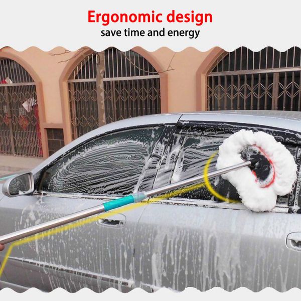 

car adjustable cleaning wiping soft milk silk mop wash brush tool car washing&cleaning accessories