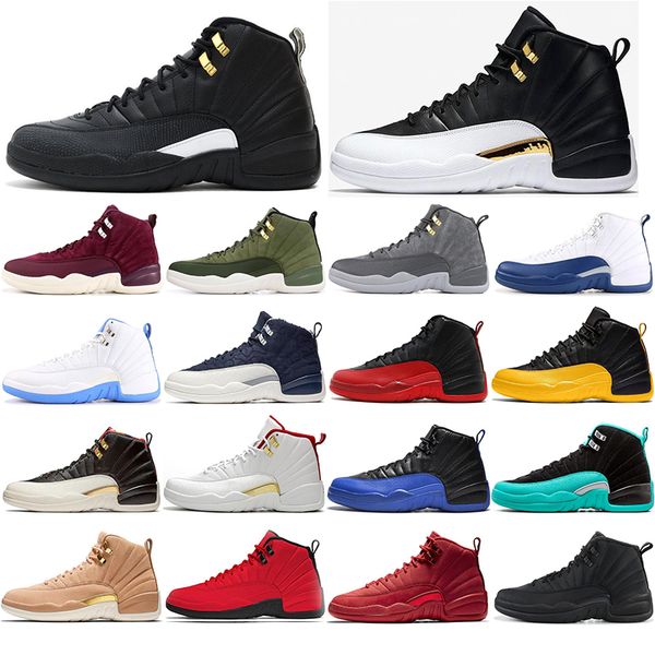 

2020 air jordan retro 12 playoff international flight men basketball shoes 12s cny college designer sneaker shoes 40-47