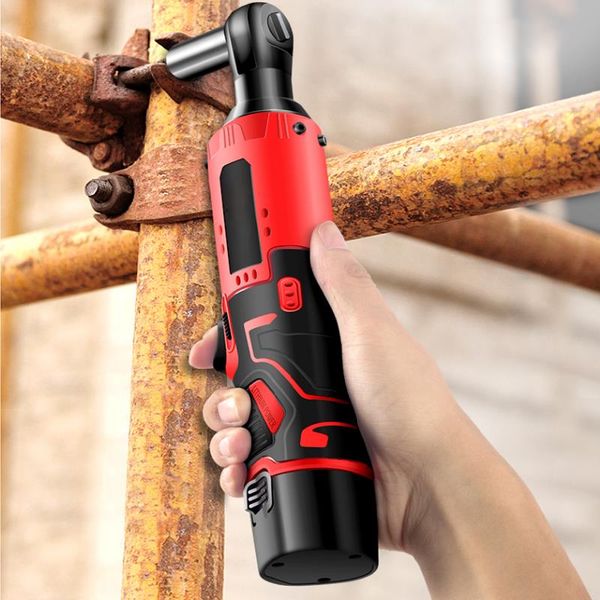 

12v 65nm rechargeable electric wrench electric ratchet wrench practical disassembly tools led durable portable screwdriver