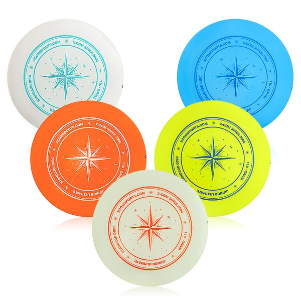 

9.3 inch 110g plastic flying discs outdoor play toy sport disc for juniors kids beach sports throw catch flying saucer