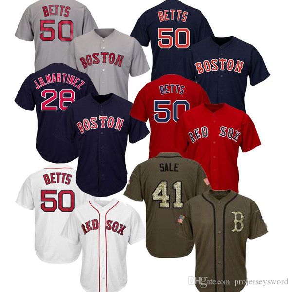 

Mens Boston Mookie Betts Jersey Size XS-6XL Andrew Benintendi David Price Jackie Bradley Jr. Jr J.D. Martinez Big & Tall Red Sox Jerseys