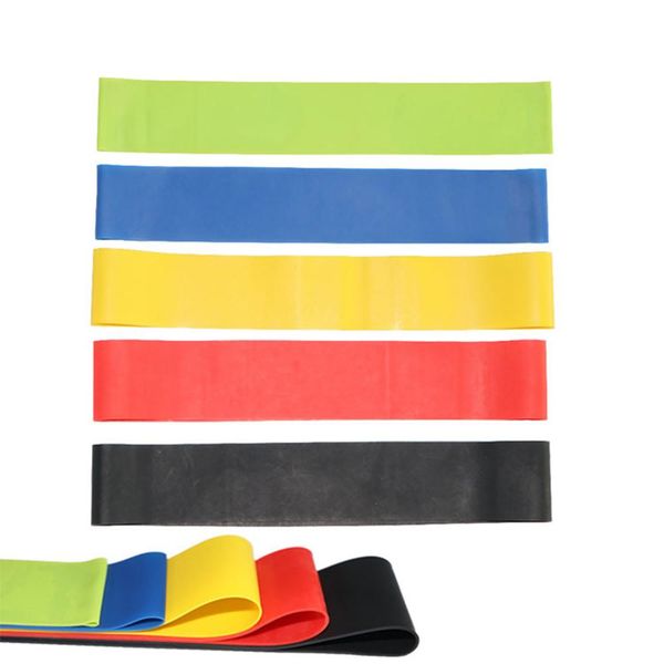 

2019 yoga pilates band resistance bands exercise loops workout flex band for home leg ankle weight training support fba drop shipping m225f