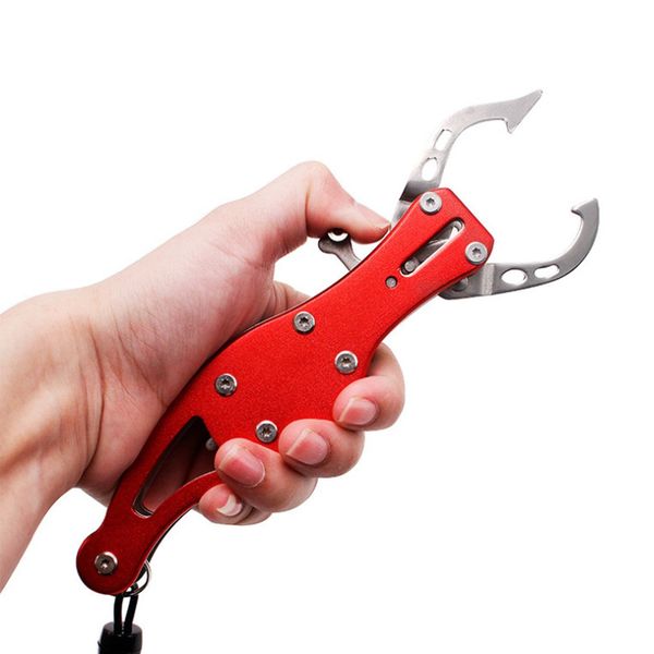 

stainless steel fishing fish grip lip grabber grip tool portable fishing folding gripper controller tackle accessories