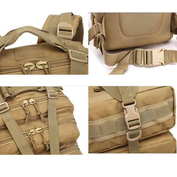 

practical tactical package backpack oxford 600d encryption picnic drawstring outdoors field survival backpack durable