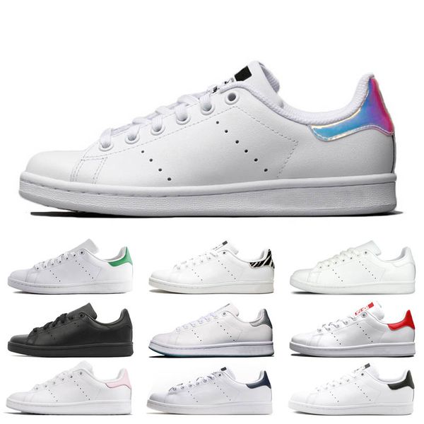

High quality Cheap stan smith classic men woemn Casual shoes smiths Triple black white red gold mens outdoor leather sports trainer sneakers