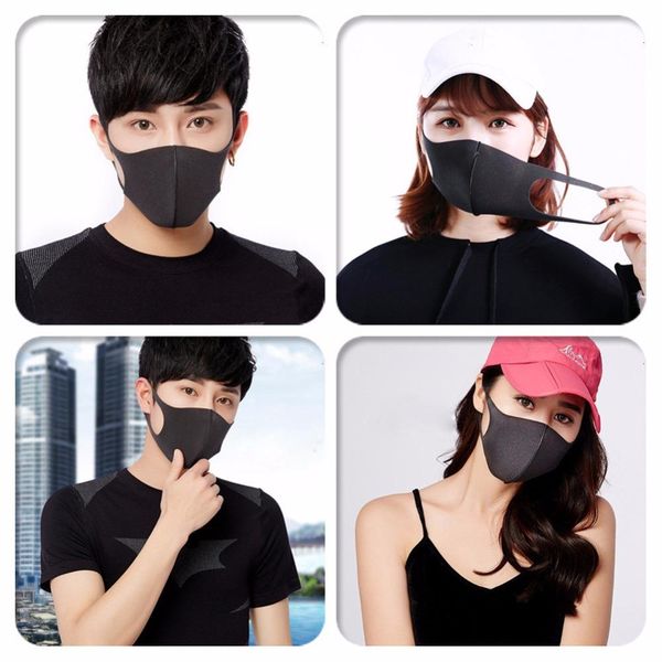 

fashion mouth mask,pm2.5 pollen anti dust mask anti pollution mask elastic earloop face mouth masks ice reusable 3pack new