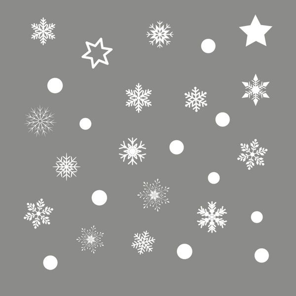 

diy white snow christmas wall stickers window glass festival decals santa murals new year christmas decorations for home decor