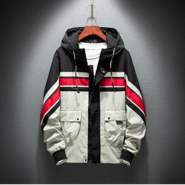 

mens designer jackets luxury thin coat jacket for men windbreaker zipper hoodies designer mens sportwear plus size clothing wholesale, Black;brown