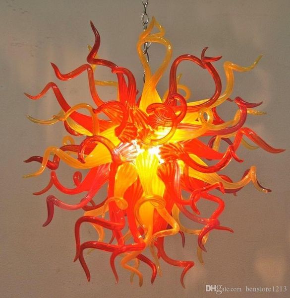 

led saving light source ce/ul certificate borosilicate glass style art sunshine color design glass pendant lamps